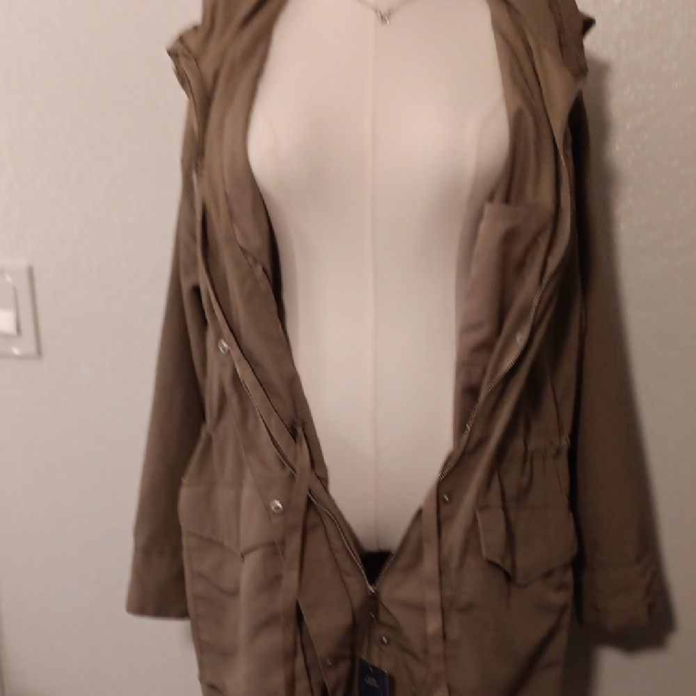 Universal Thread Utility Rain Jacket in Light Bro… - image 10